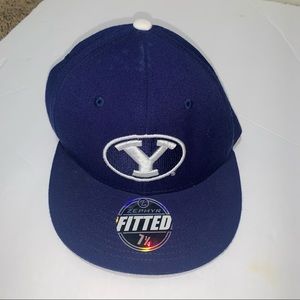 BYU Zephyr Royal Blue Fitted Hat, NWT